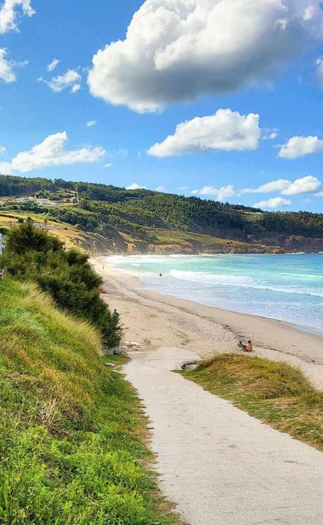 Apartmán Ag Casa Arnados 1ª Linea De Playa Razo Con Jardi Exteriér fotografie